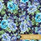 Bouquets in Navy (srkm-22541-9) | Decadent Garden | Robert Kaufman